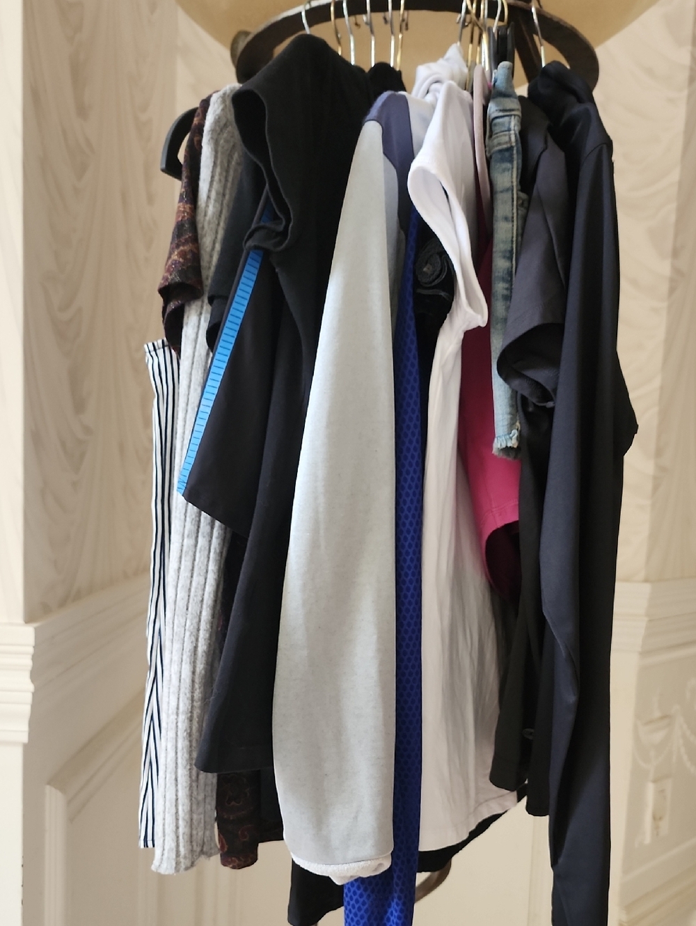 Mixed Tops Bundle in Black, White, Blue & Pink